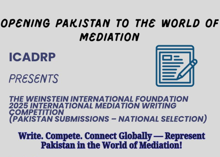 2025 Weinstein International Mediation Writing Competition