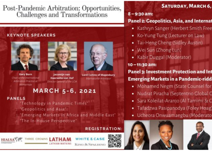 Dr Nudrat Piracha, CEO ICADRP, Participates in Seventh Harvard International Arbitration Conference on Post-Pandemic Arbitration, 2021