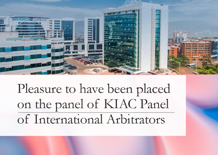 Dr Nudrat Piracha, CEO ICADRP, appointed to KIAC Panel of International Arbitrators, 2023