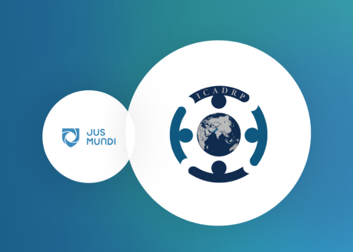 ICADRP and Jus Mundi Announce Strategic Partnership