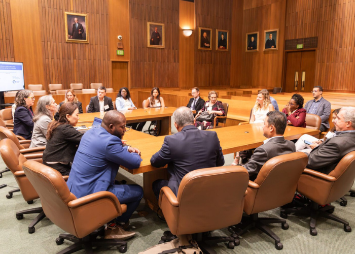 Dr Nudrat Piracha, CEO ICADRP, attending the International Mediation Development and Leadership Institute (IMDLI) hosted at UC Law San Francisco in collaboration with the JAMS Foundation, 2025