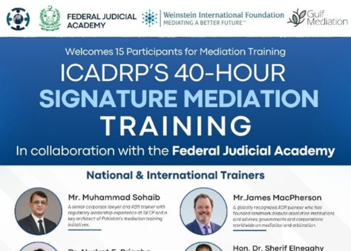 Train Alongside Judges | ICADRP’s Signature 40-Hour Mediation Training